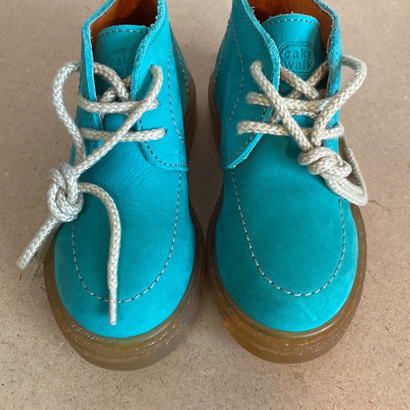 NWOT Cakewalk Greenies Toddler Shoes. EU25. Suede - Picture 6 of 9